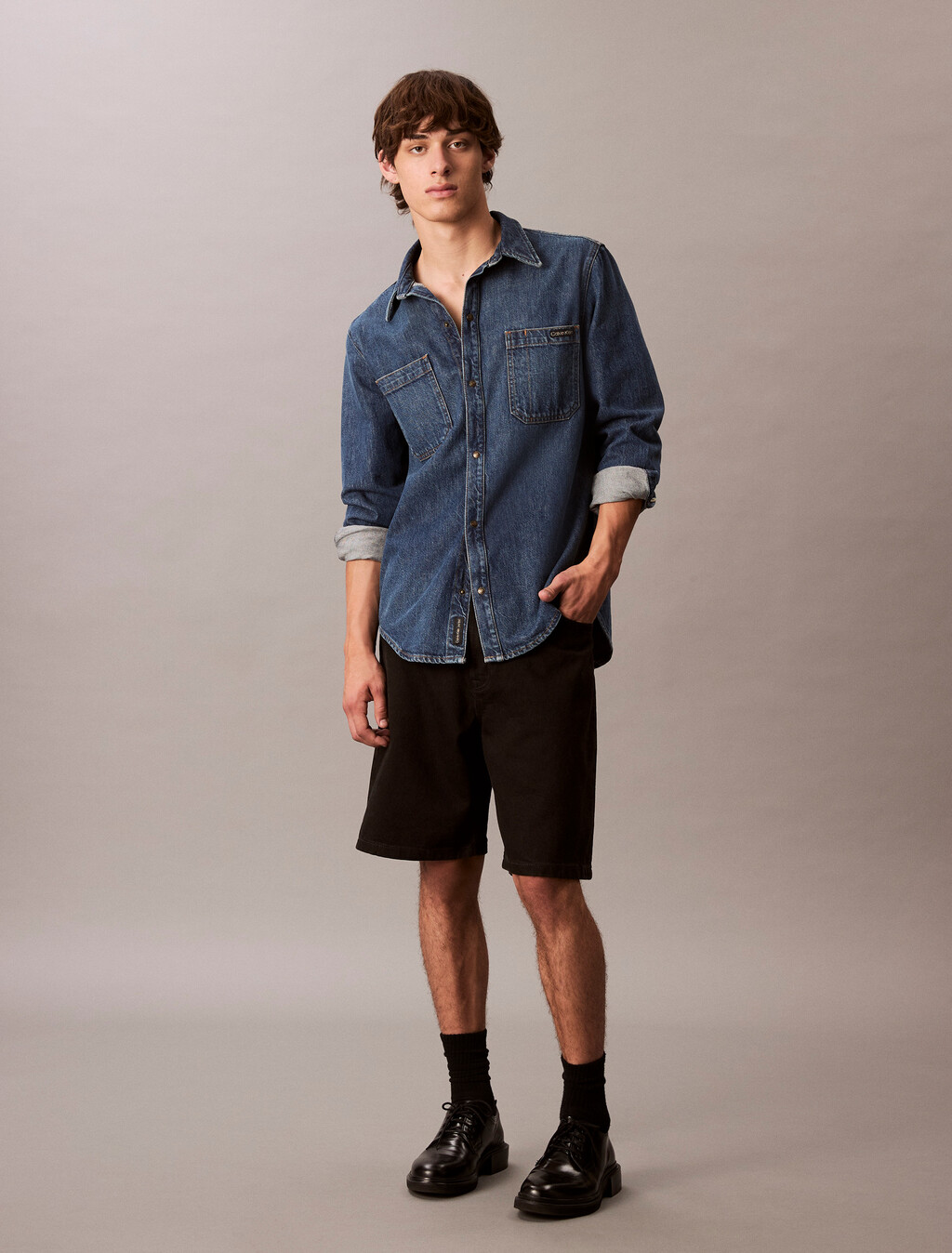 90er Jahre Loose Denim Shorts